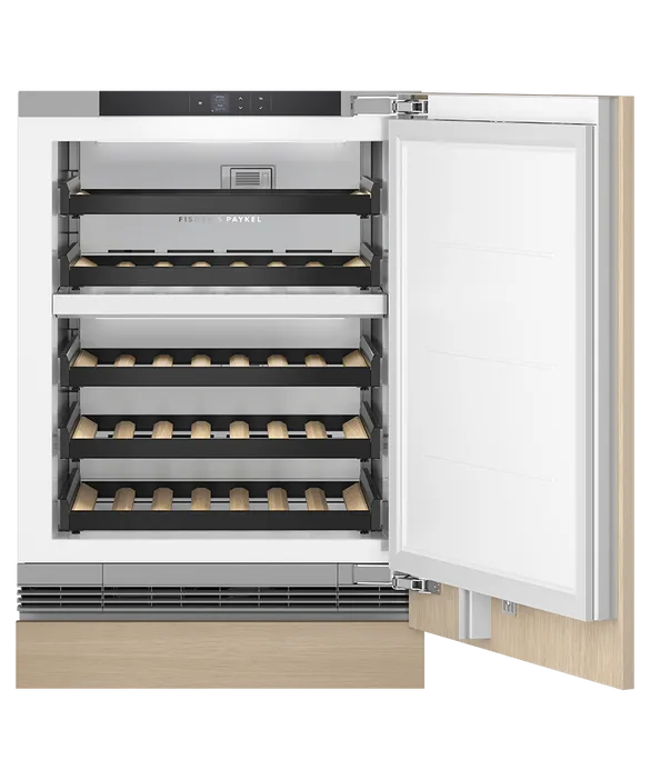 Fisher & Paykel מקרר יין אינטגרלי 60 ס"מ דלת אטומה 35 בקבוקים Under Counter סדרה 9 Dual Zone תוצרת FISHER&PAYKEL דגם RS6009V2R1 — תמונה 3