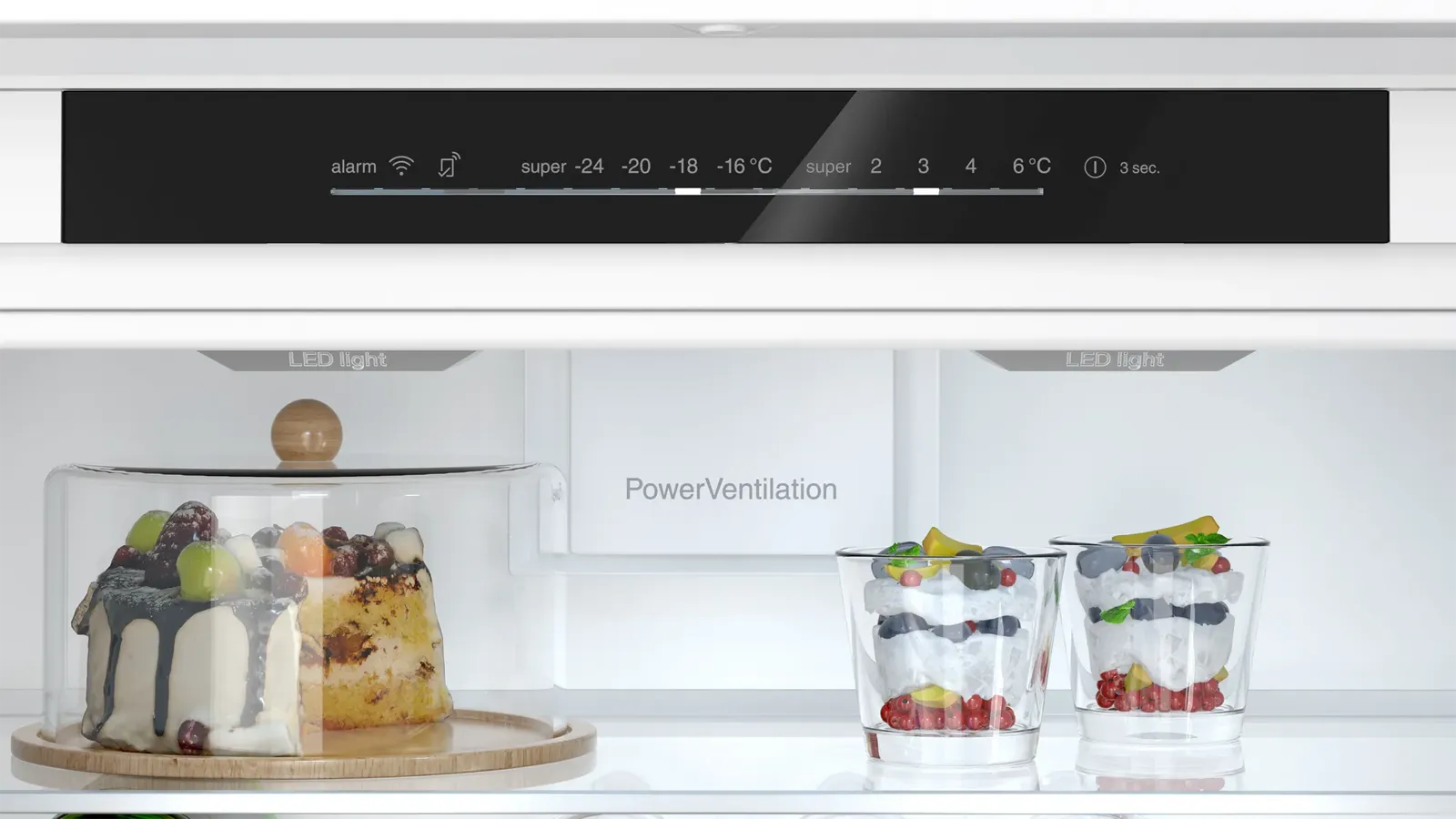 Siemens מקרר אינטגרלי מקפיא תחתון 142 ס"מ 764 ליטר NO FROST hyperFresh טריקה שקטה תוצרת Siemens דגם KB96NADD0G 142 — תמונה 3
