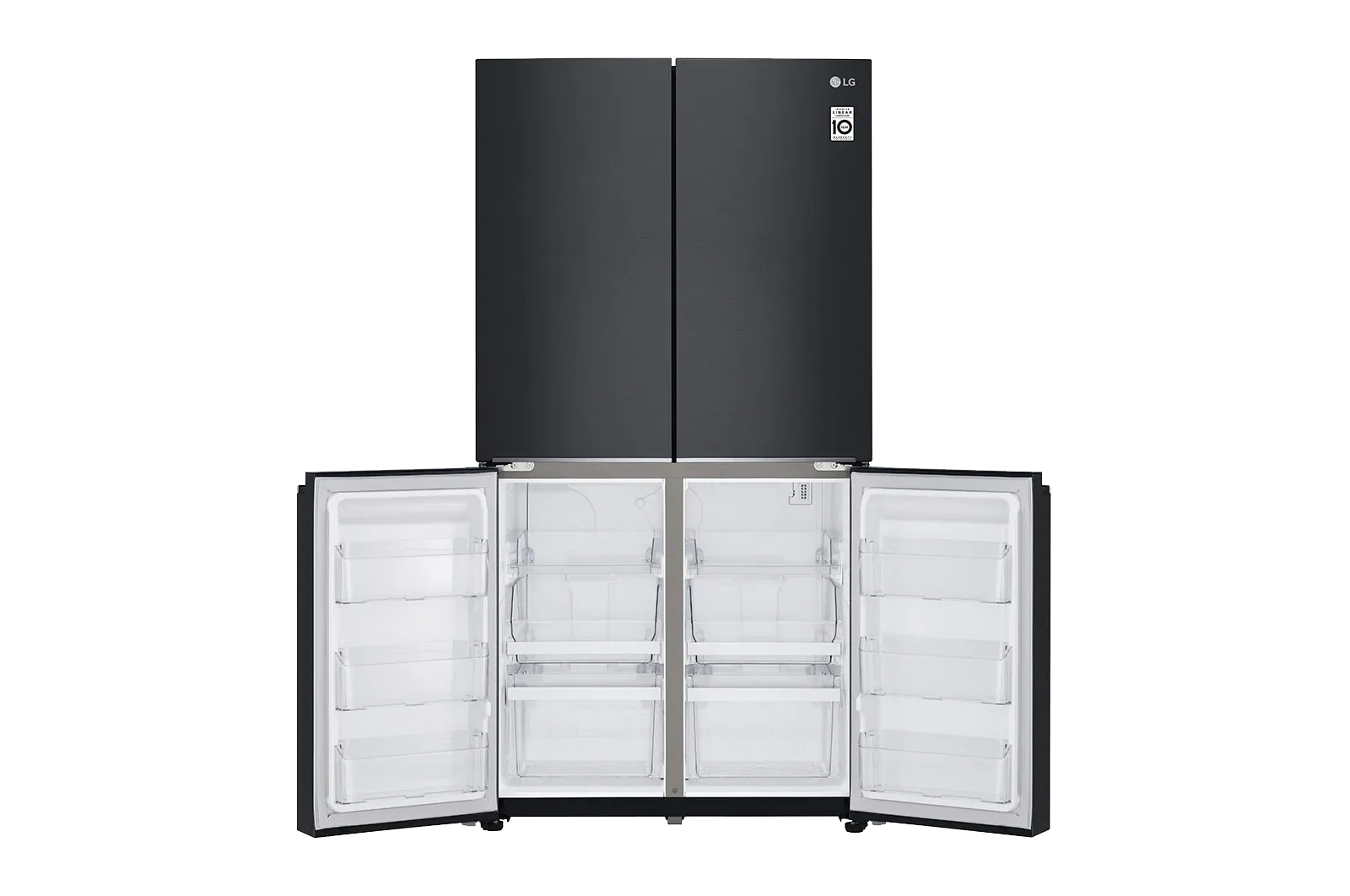 LG מקרר 4 דלתות מקפיא תחתון רוחב 90 ס"מ גימור שחור מט מבית LG דגם GR-B718MB — תמונה 10