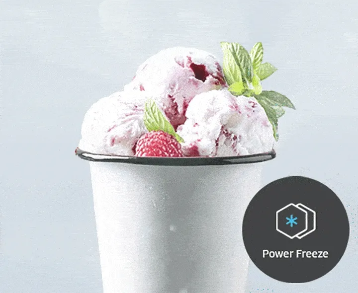 מקפיא אינטגרלי גמיש 60 ס"מ 220 ליטר Digital Inverter מצב שבת NO FROST תוצרת Samsung דגם BRZ227205WW