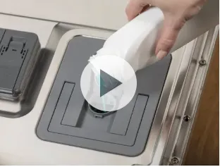 מדיח כלים אינטגרלי מלא 60 ס"מ Inverter פתיחה אוטומטית 16 מערכות כלים SmartDosing תוצרת Gorenje דגם GV693C60UVAD