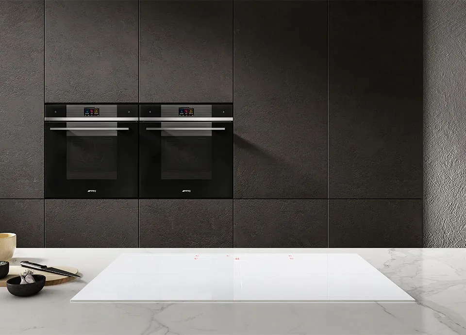 SMEG כיריים אינדוקציה 90 ס"מ זכוכית לבנה FLEX תוצרת SMEG דגם SI2M7953DW — תמונה 4