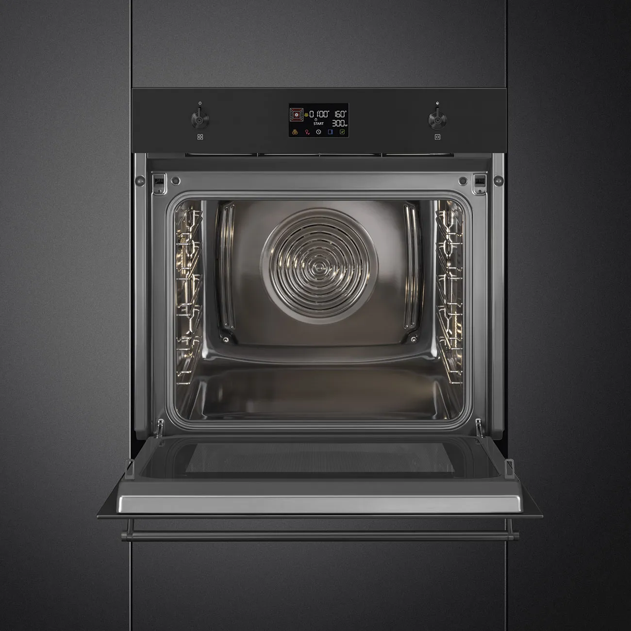 SMEG תנור בנוי 60 ס"מ משולב מיקרו AirFry טכנולוגיית Galileo גימור שחוט מט תוצרת SMEG דגם SO6302M2N — תמונה 4