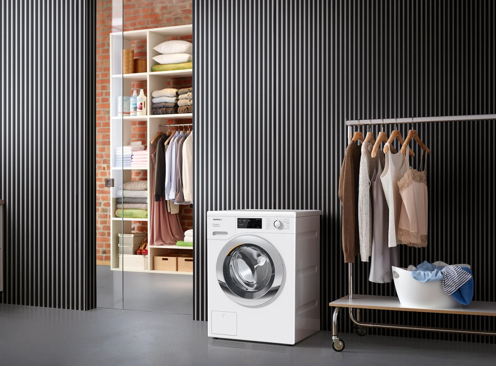 Miele מכונת כביסה פתח חזית 9 ק"ג 1400 סל"ד QuickPowerWash תוצרת Miele דגם WEG 365 WCS PWash — תמונה 2