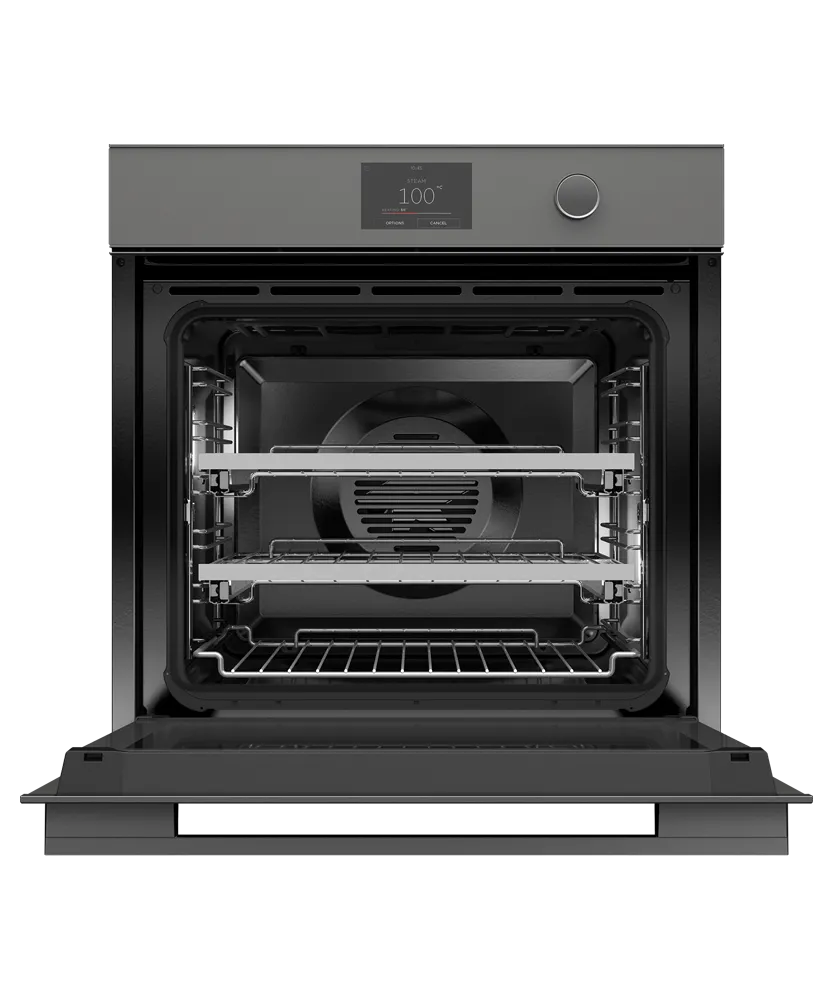 Fisher & Paykel תנוי בנוי 60 ס"מ משולב סטימר לאידוי 72 ליטר צג TFT גימור אפור סדרה 11 תוצרת FISHER&PAYKEL דגם OS60SMTDG1 — תמונה 3
