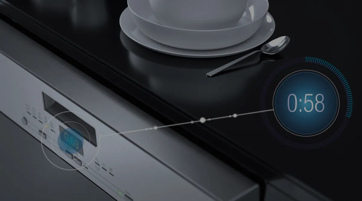 Miele מדיח כלים עצמאי 60 ס"מ לבן 6 ליטר מים מגירת סכום תוצרת Miele דגם G 7310 SC AutoDos — תמונה 2