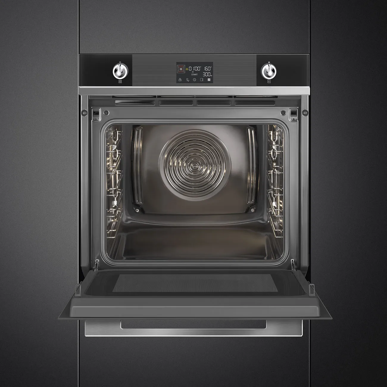 SMEG תנור בנוי 60 ס"מ משולב מיקרו AirFry טכנולוגיית Galileo סדרת LINEA תוצרת SMEG דגם SO6102M2B3 — תמונה 7