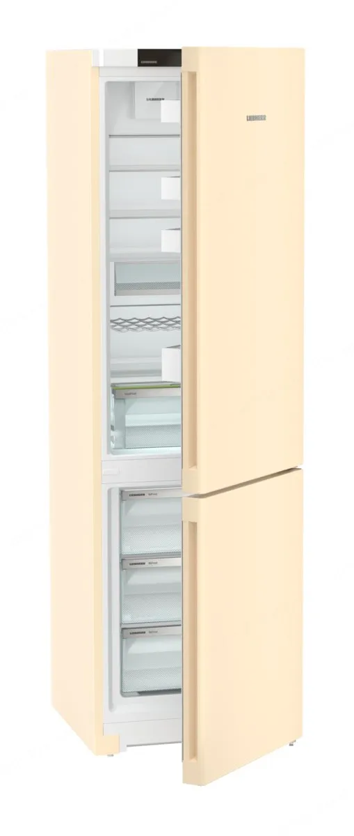 Liebherr מקרר 60 ס"מ 2 מטר גובה מקפיא תחתון 360 ליטר NoFrost גימור שמנת תוצרת LIEBHERR דגם CNbef 5723 Plus — תמונה 6