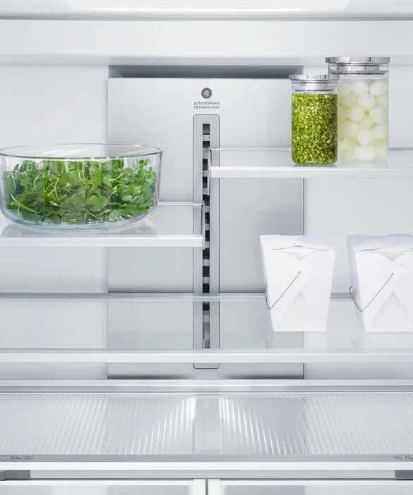 Fisher & Paykel מקרר אינטגרלי מקפיא תחתון 3 דלתות 90 ס"מ סדרה 7 יצרן קרח תוצרת FISHER&PAYKEL דגם RS90AU3 — תמונה 14