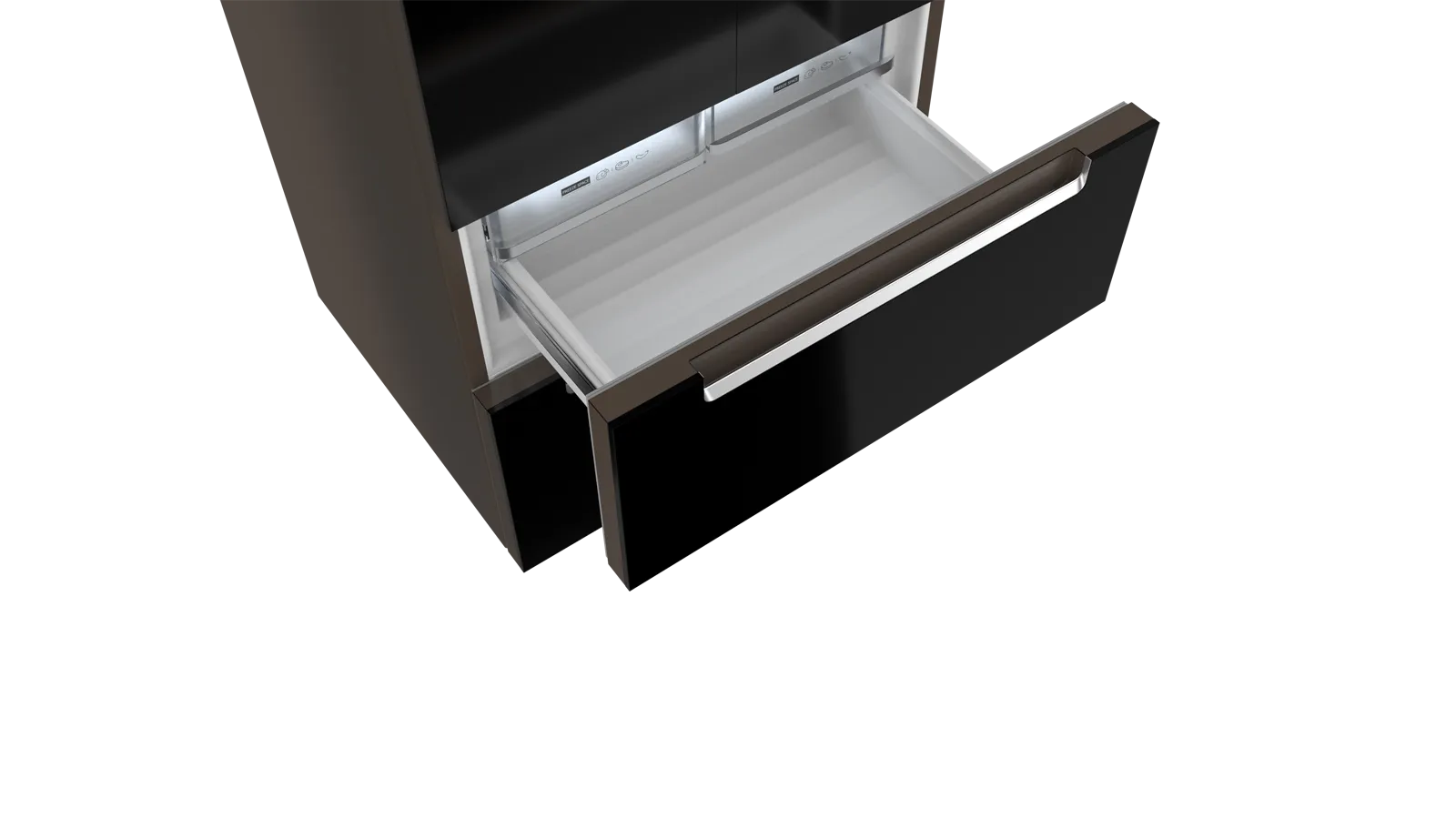 Teka מקרר FRENCH DOOR קו אפס ציר חכם FRENCH DOOR מדחס אינוורטר תוצרת TEKA דגם D 77820 נירוסטה שחורה — תמונה 7