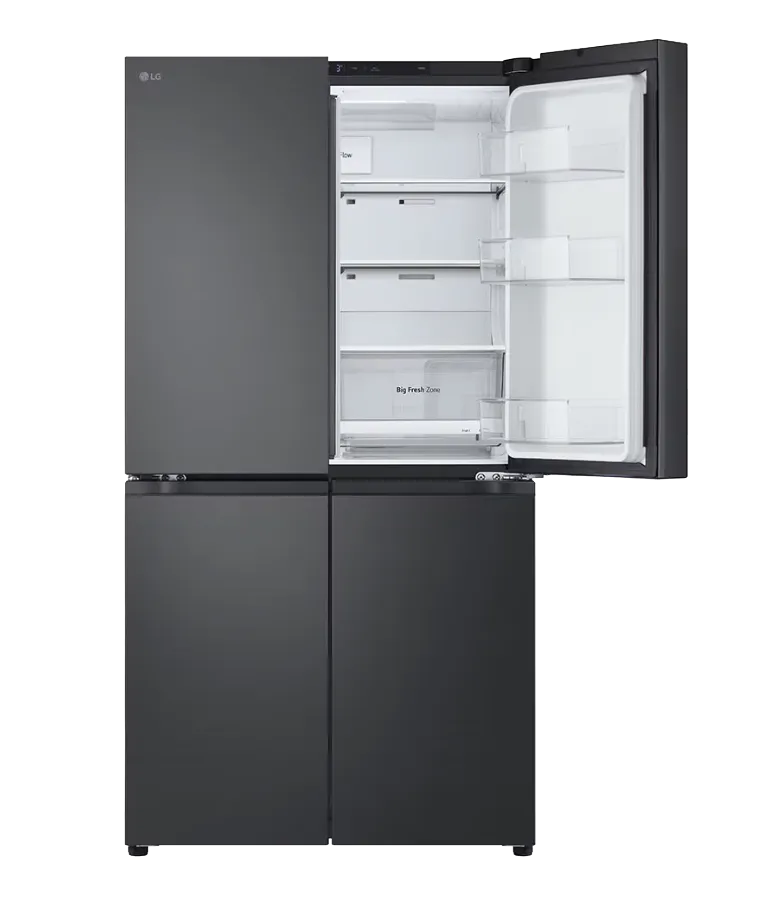 LG מקרר 4 דלתות 90 ס"מ 872 ליטר מנוע Inverter גימור פלדה שחורה יוקרתי מבית LG דגם GR-929B — תמונה 14