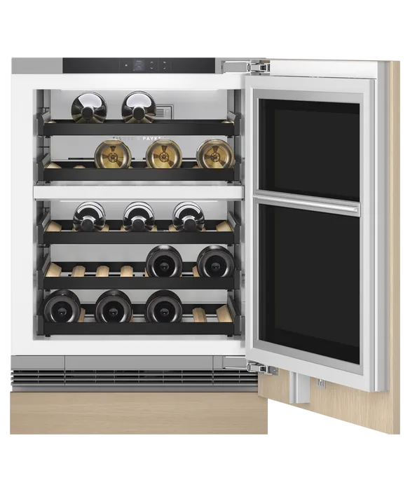 Fisher & Paykel מקרר יין אינטגרלי 60 ס"מ 35 בקבוקים Under Counter סדרה 9 Dual Zone תוצרת FISHER&PAYKEL דגם RS6009V2RT1 — תמונה 2