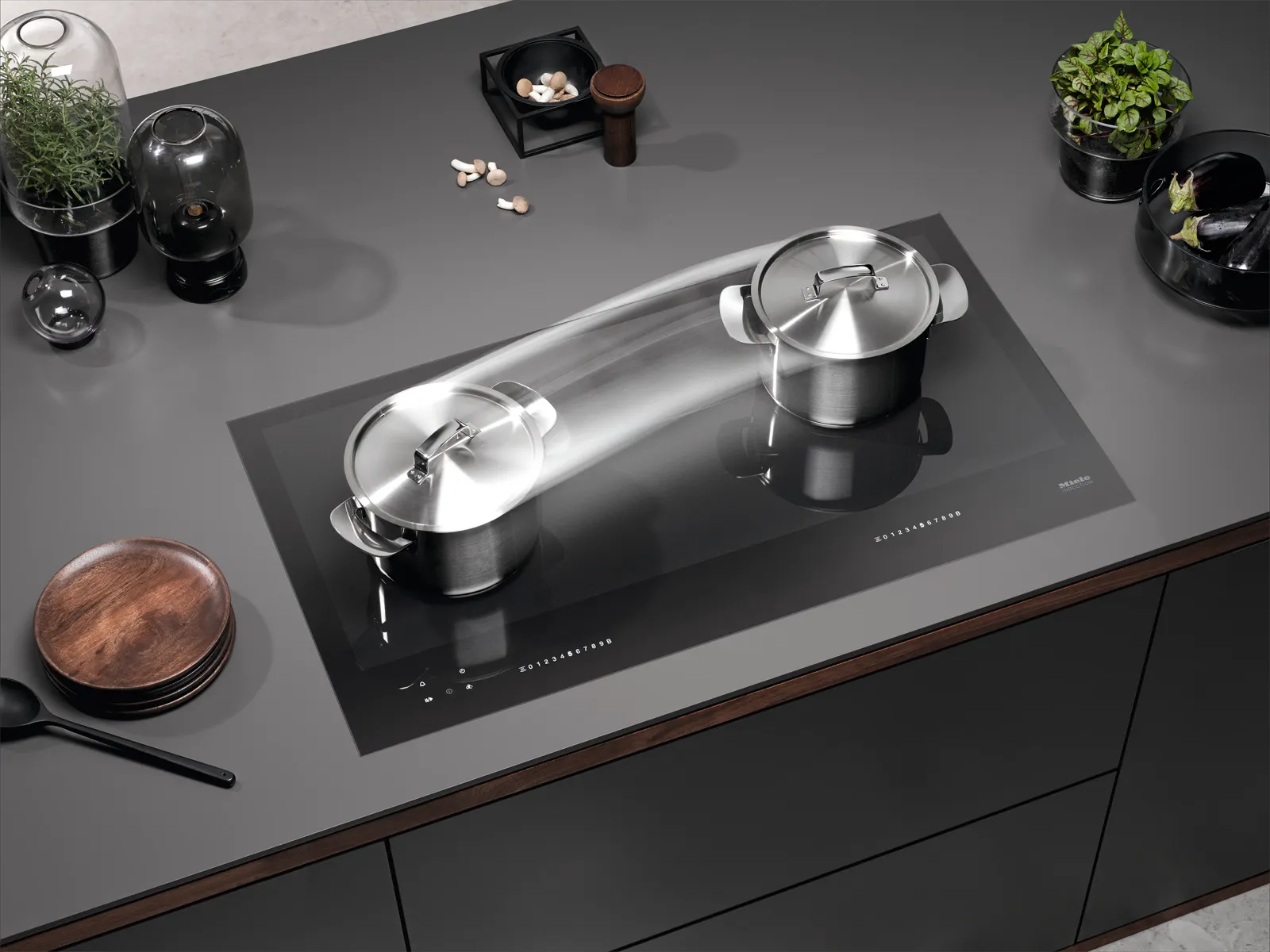 Miele כיריים אינדוקציה 93 ס"מ משטח גמיש מלא FullFlex תוצרת Miele דגם KM 7697 FL — תמונה 9