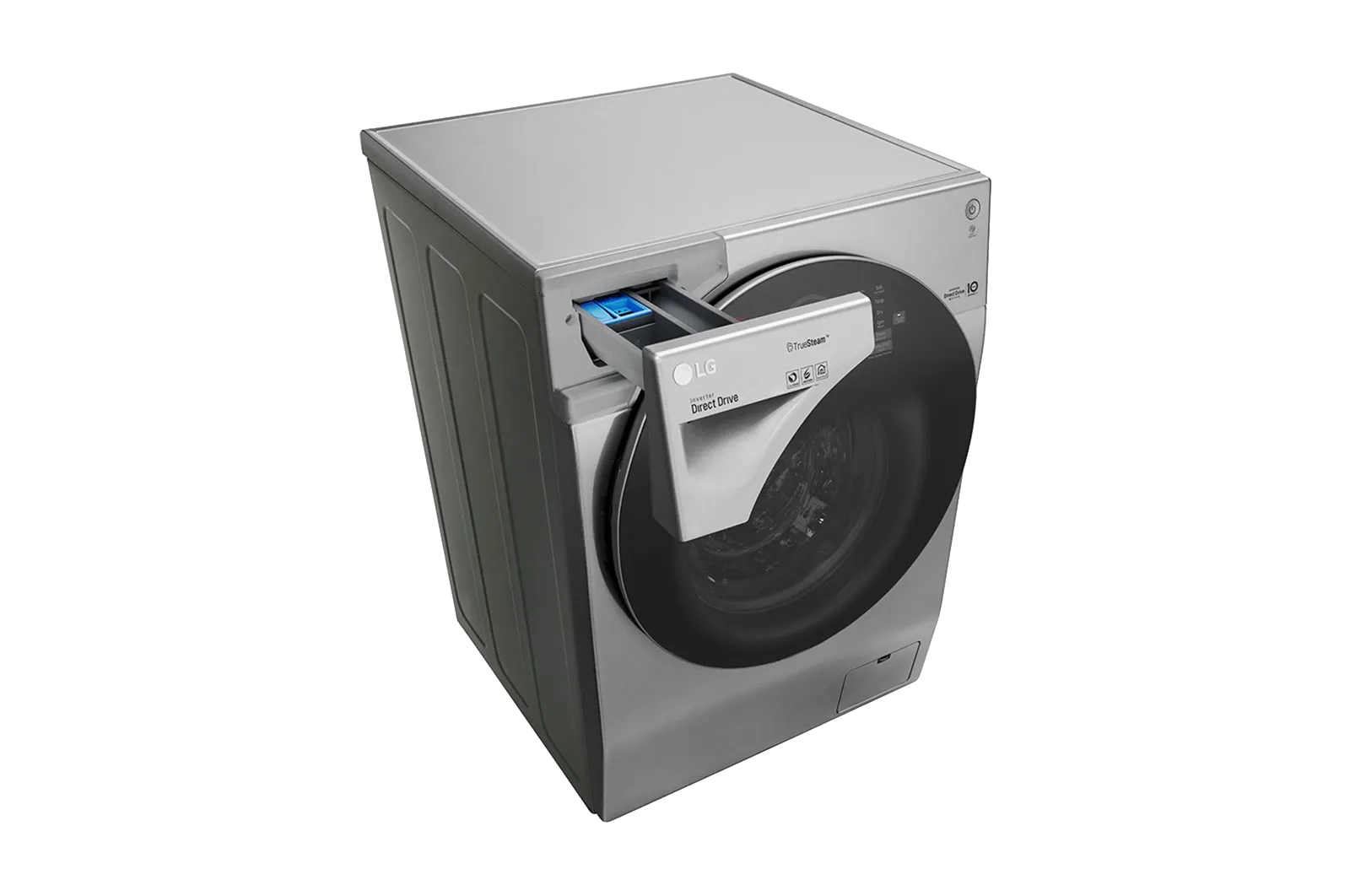 LG מכונת כביסה פתח חזית 12 ק"ג מנוע אינוורטר +Steam מבית LG דגם F1214WVT — תמונה 3