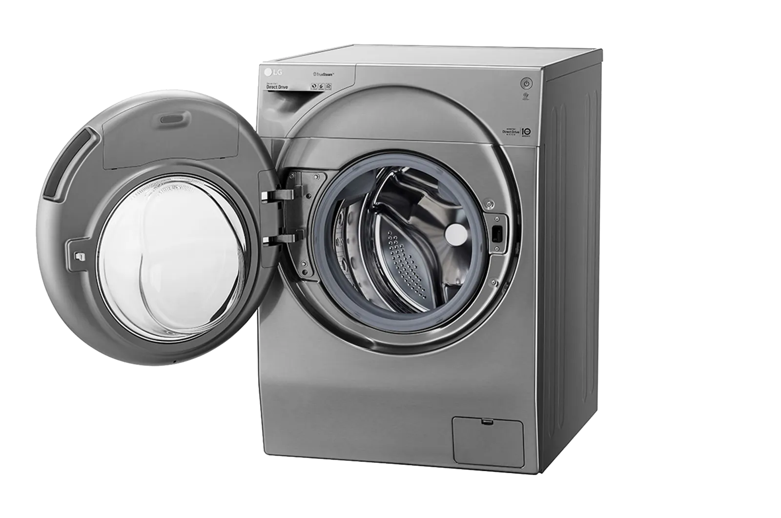 LG מכונת כביסה פתח חזית 12 ק"ג מנוע אינוורטר +Steam מבית LG דגם F1214WVT — תמונה 8