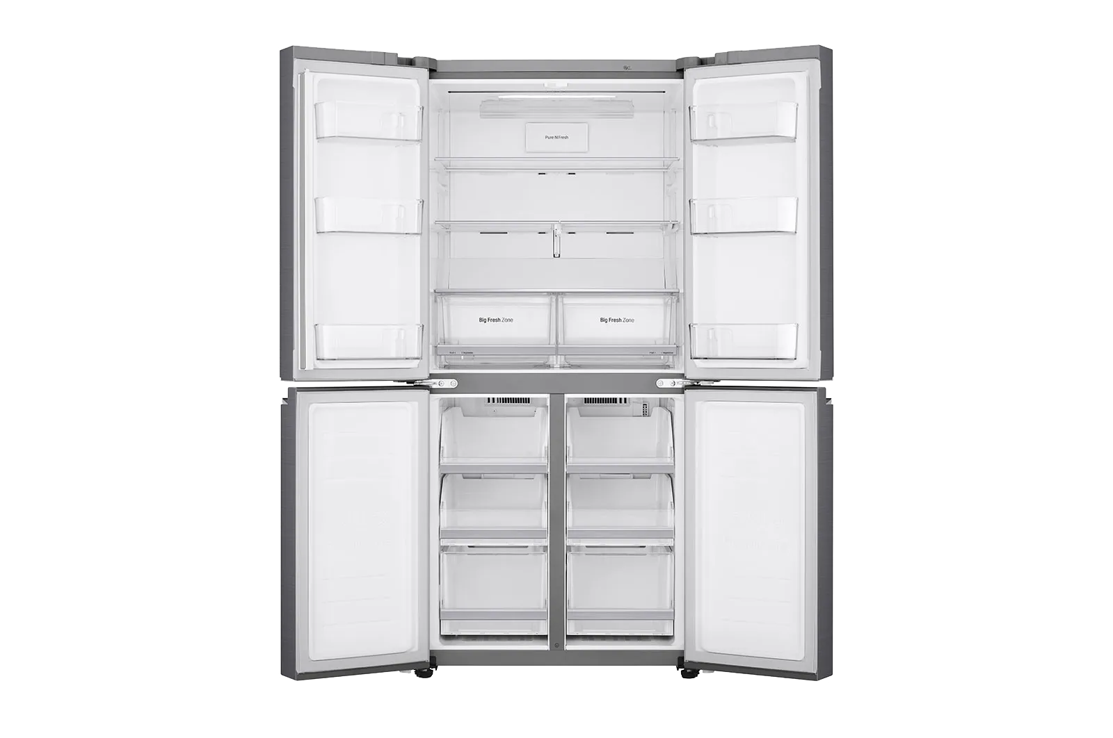 LG מקרר 4 דלתות Inverter  רוחב 83.5 ס"מ מבית LG דגם GR-B618S — תמונה 3
