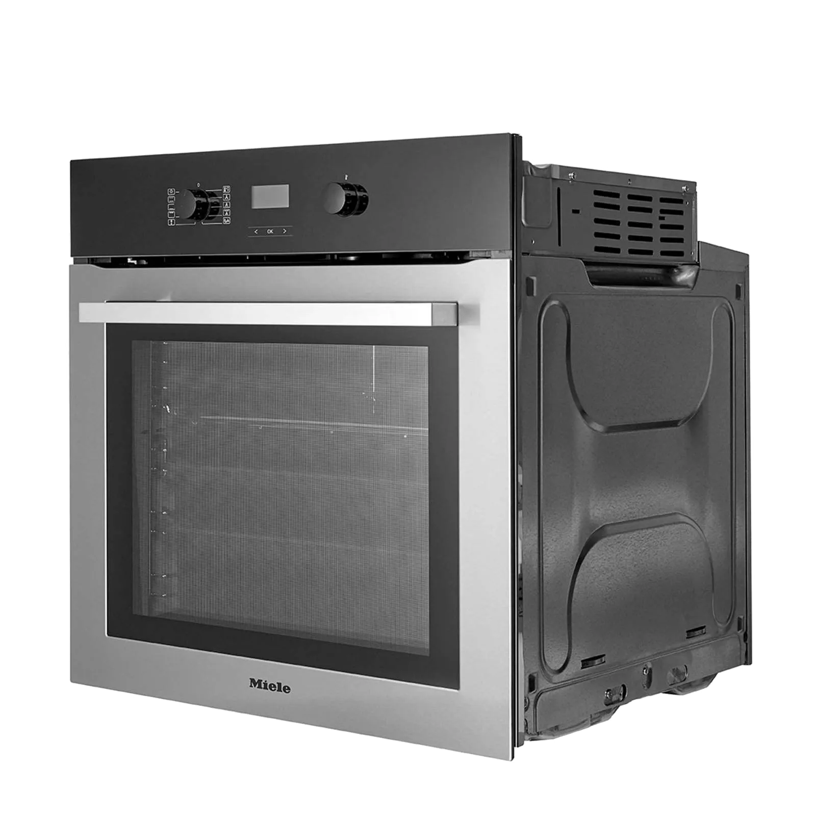 Miele תנור בנוי 60 ס"מ 76 ליטר סגירה ופתיחה שקטה ContourLine תוצרת Miele דגם H 2760 B — תמונה 4