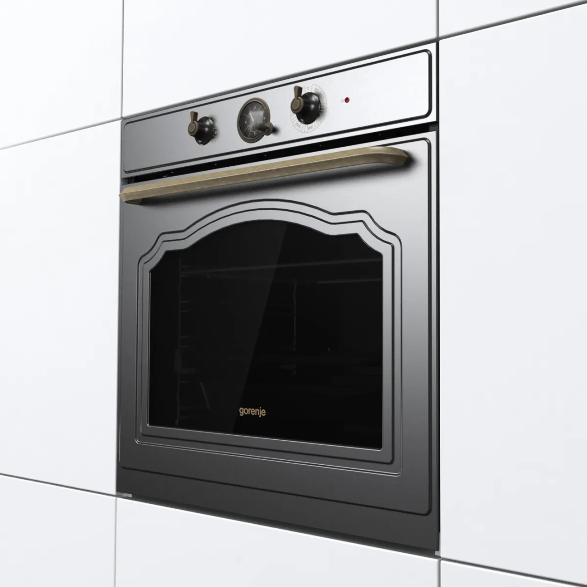 Gorenje תנור בנוי 60 ס''מ אפייה בלחות ExtraSteam  גימור שחור גרפיט 77 ליטר AirFry תוצרת Gorenje דגם BOS67372CLB — תמונה 2