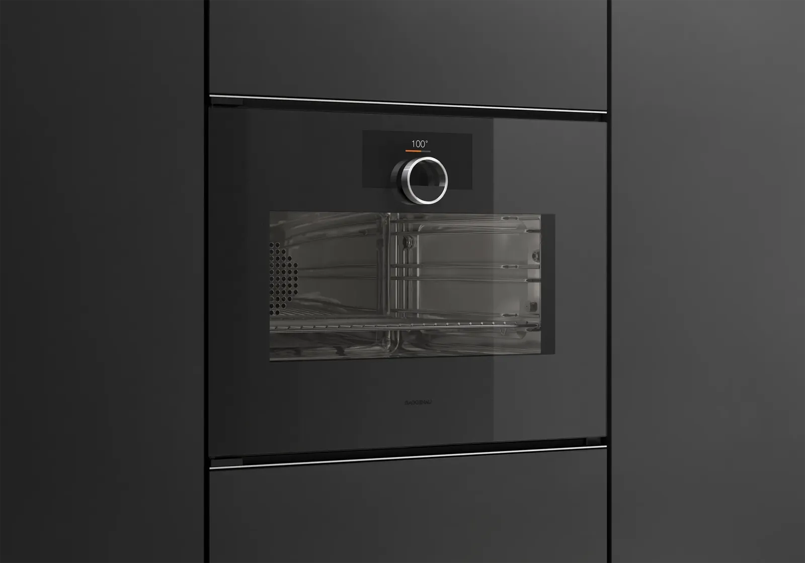 GAGGENAU סטימר אידוי 45 ס"מ 2 מיכלי מים דלת צד גימור Onyx סדרת Minimalistic תוצרת GAGGENAU דגם GS221100 — תמונה 7