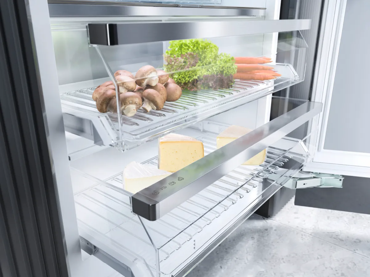 Miele מקרר אינטגרלי ללא מקפיא 60 ס"מ 369 ליטר דלת Push2open סדרת MasterCool תוצרת Miele דגם K 2601 Vi — תמונה 5