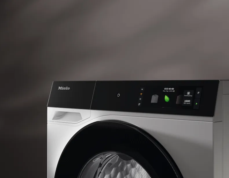 מכונת כביסה פתח חזית 9 ק''ג 1600 סל"ד תוף InfinityCare  תוצרת MIELE דגם WQ 1000 WPS Nova Edition