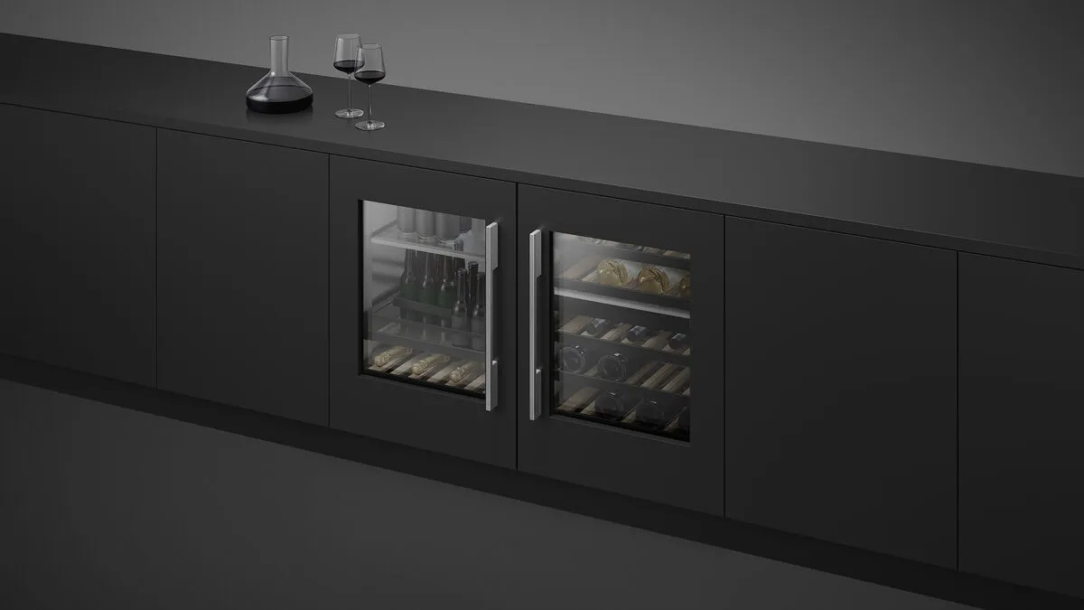 Fisher & Paykel מקרר משקאות אינטגרלי 60 ס"מ 129 ליטר Under Counter סדרה 9 תוצרת FISHER&PAYKEL דגם RS6009SBLT1 — תמונה 7