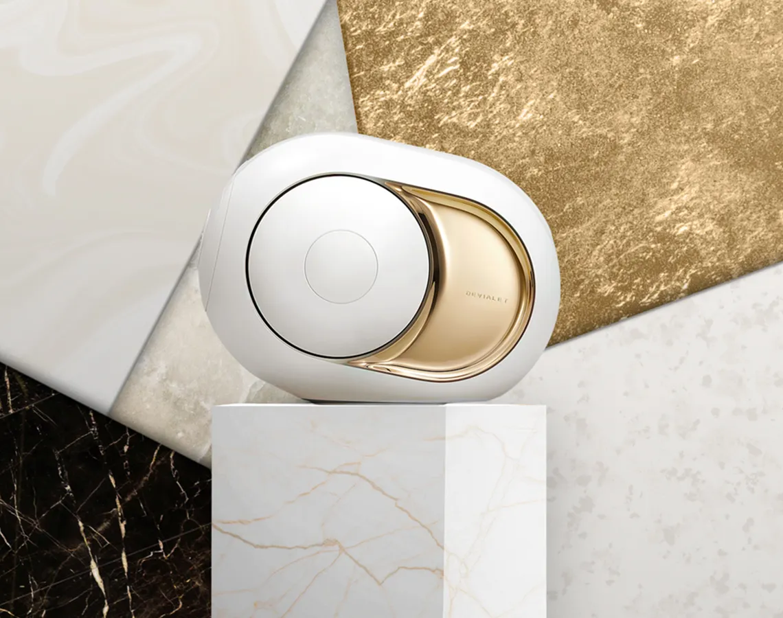 DEVIALET רמקול יחיד 1100Watts RMS גימור Gold Leaf מבית DEVIALET דגם PHANTOM I 108 DB OPÉRA DE PARIS — תמונה 10