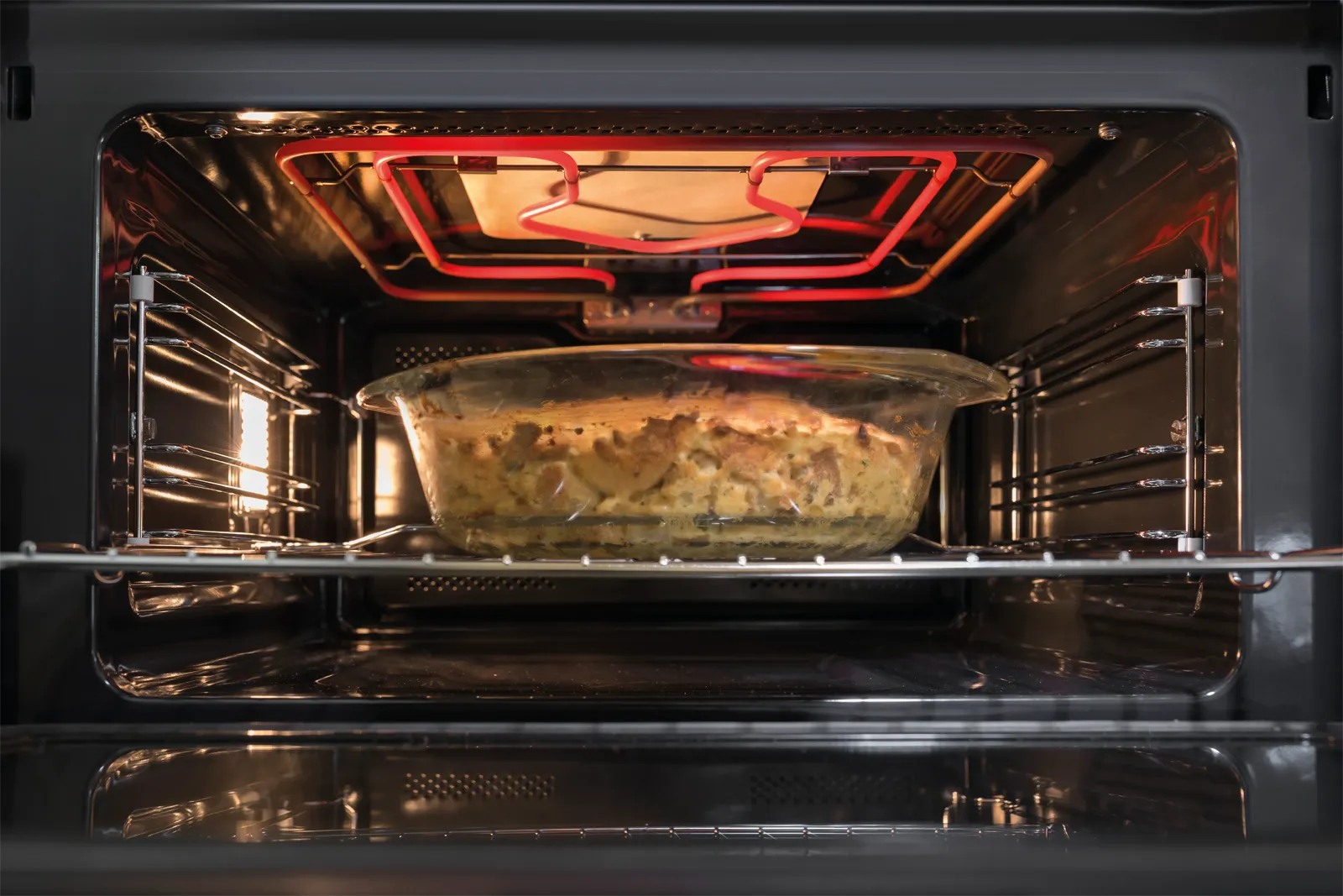 Gorenje תנור בנוי משולב מיקרוגל 45 ס''מ 50 ליטר ניקוי באדים מצב שבת AirFry שחור מלא סדרה G800 תוצרת Gorenje דגם BCM4058B — תמונה 10