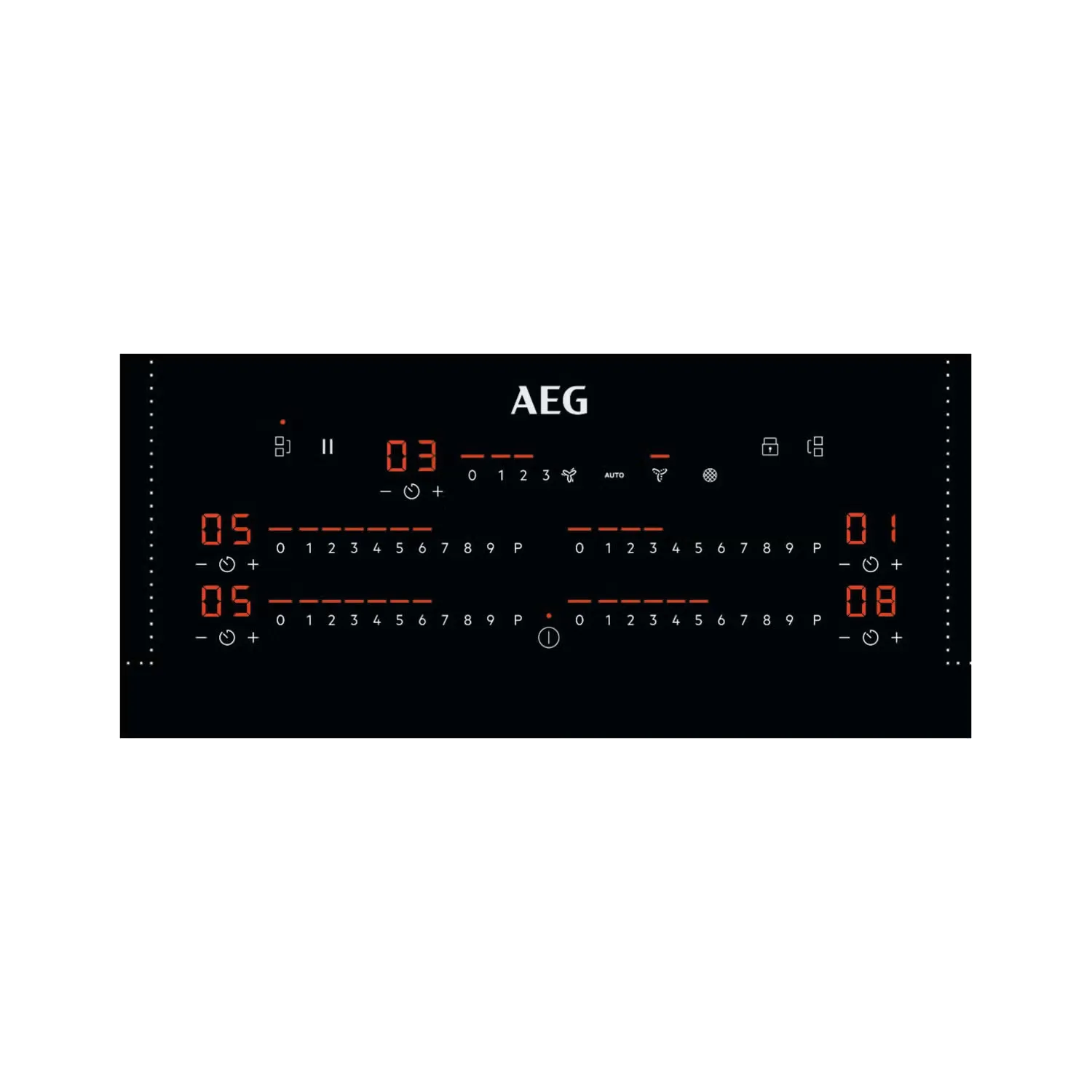 AEG כיריים אינדוקציה בשילוב קולט אדים 83 ס"מ MaxiSense® Plus תוצרת AEG דגם CCE84751FB — תמונה 7
