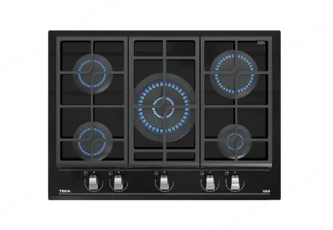 Teka כיריים גז 70 ס"מ זכוכית שחורה תוצרת TEKA דגם GZC-75330