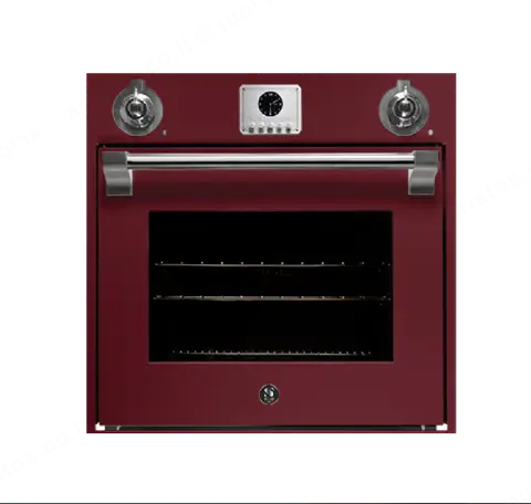 Steel תנור בנוי 60X60 ס''מ בגימור בורדו סדרת ASCOT תוצרת Steel דגם AF-E6