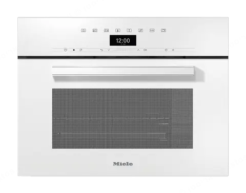 Miele תנור אידוי בנוי גובה 45 ס"מ Sous-vide SoftClose DualSteam תוצרת Miele דגם DG 7440 white