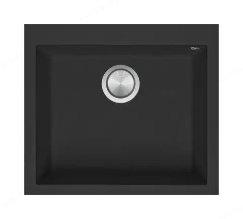 Barazza כיור מובנה 50×57 ס"מ גרניט שחור תוצרת Barazza דגם 1LSO61N