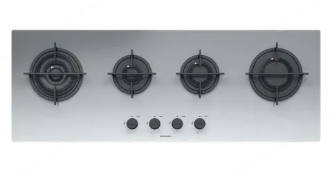 Barazza כיריים גז 110 ס"מ 4 להבות Barazza סדרת MOOD נירוסטה דגם 1PMD104