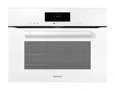 Miele תנור שף פירוליטי 45 ס"מ אפייה עם לחות PureLine M-Touch תוצרת Miele דגם H 7840 BP white