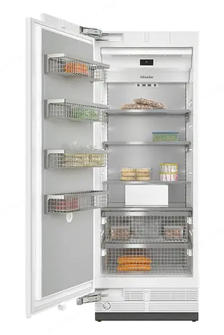 Miele מקפיא אינטגרלי 76 ס"מ דלת Push2open יצרן קרח סדרת MasterCool תוצרת Miele דגם F 2813 VI