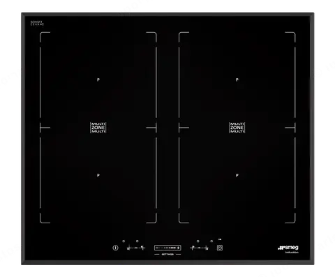 SMEG כיריים אינדוקציה 60 ס"מ אזור גמיש כפול תוצרת SMEG דגם SIM562B