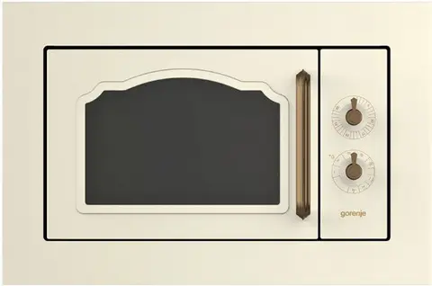 Gorenje מיקרוגל אינטגרלי משולב גריל מסדרת CLASSICO תוצרת Gorenje צבע שמנת דגם BM235CLI