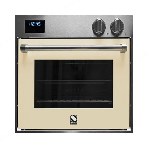 Steel תנור בנוי 60X60 ס''מ בגימור קרם סדרת Genesi תוצרת Steel דגם GFE6 CREMA 