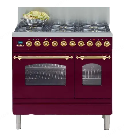 La Cucina תנור משולב 90 ס"מ נוסטלגי La Cucina דגם PDN90