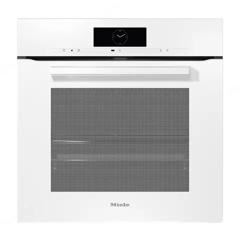 Miele תנור שף פירוליטי 76 ליטר אפייה עם לחות VITROLINE M-Touch תוצרת Miele דגם H 7860 BP white