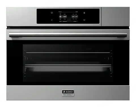 ASKO תנור בנוי 45 ס"מ בישול באדים נירוסטה מוברשת תוצרת ASKO דגם OCS8493S