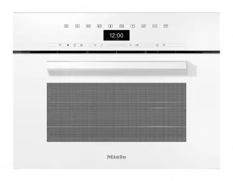 Miele תנור אידוי קומבי סטימר משולב אפייה גובה 45 ס"מ Sous-vide DualSteam תוצרת Miele דגם DGC 7440 XL white
