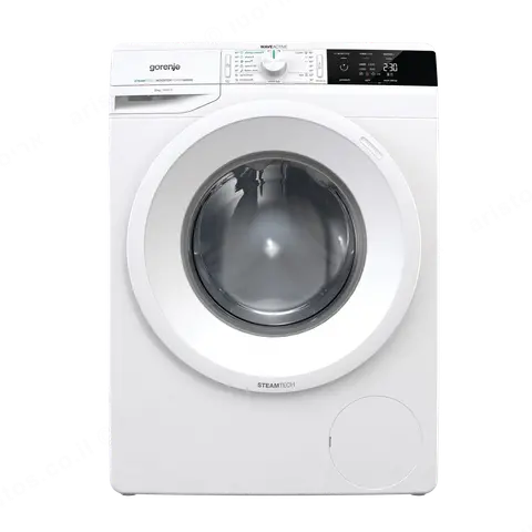 Gorenje מכונת כביסה 8 ק"ג 1600 סל"ד עם תכנית בקיטור תוצרת Gorenje דגם : WEI863S