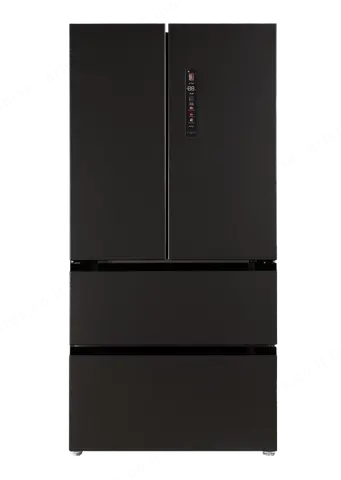 Teka מקרר FRENCH DOOR קו אפס ציר חכם FRENCH DOOR מדחס אינוורטר תוצרת TEKA דגם D 77820 נירוסטה שחורה