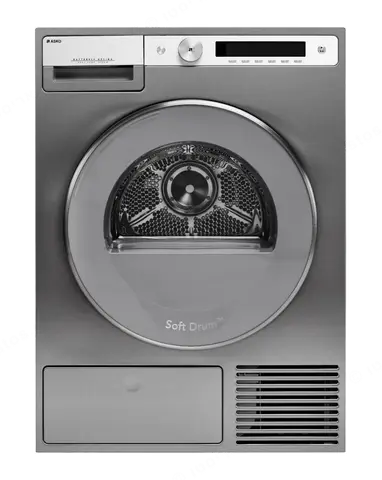ASKO מייבש כביסה קונדנסור 8 ק"ג עם משאבת חום וקיטור גימור טיטניום מסדרת ASKO PRO-WASH X תוצרת ASKO דגם T408HDS