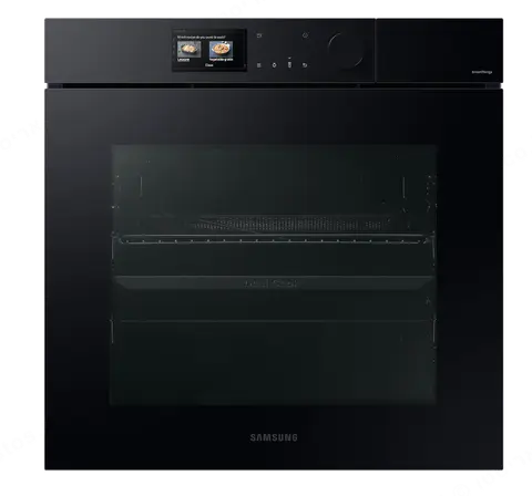 Samsung תנור אידוי Dual cook Full steam פירוליטי 60 ס"מ AIRFRY בעיצוב יוקרתי עם מצלמת AI פתיחה חשמלית ללא ידית תוצרת Samsung דגם NV7B7997AAK 