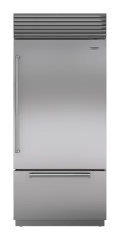 SUB ZERO מקרר מקפיא תחתון קו ארון 91 ס"מ נירוסטה 570 ליטר מתקן מים וקרח פנימי תוצרת Sub zero דגם ICBCL3650UID/S