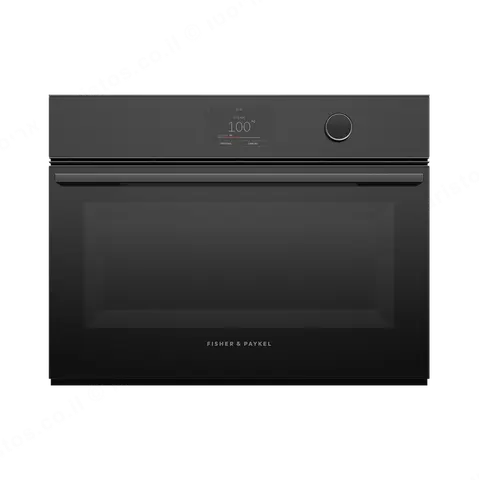 Fisher & Paykel תנוי בנוי 45 ס"מ משולב סטימר לאידוי 45 ליטר צג TFT גימור שחור סדרה 9 תוצרת FISHER&PAYKEL דגם OS60NMTDB1