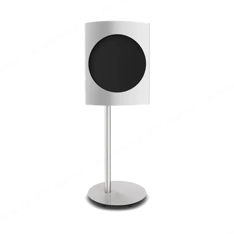 bang & olufsen רמקול אלחוטי מעוצב עם מגוון אפשרויות העמדה בצבע כסף מבית Bang & Olufsen דגם Beolab 17 Aluminium
